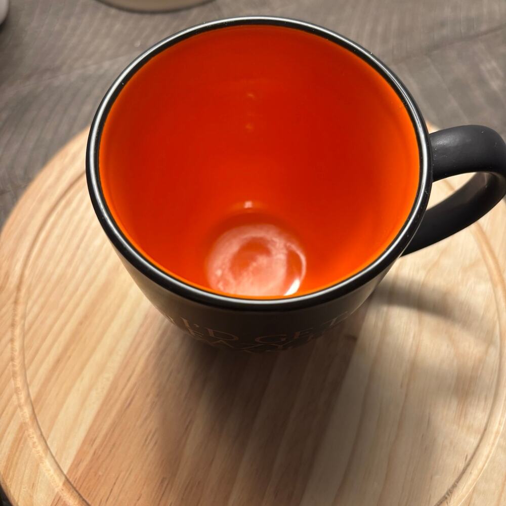 Ron Weasley Harry Potter Coffee Mug Black and Orange - Picture 2 of 4